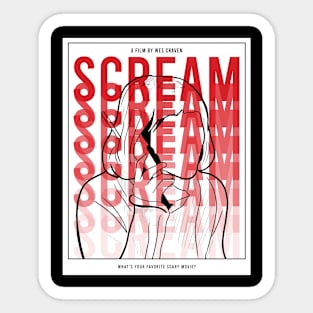 SCREAM! Sticker